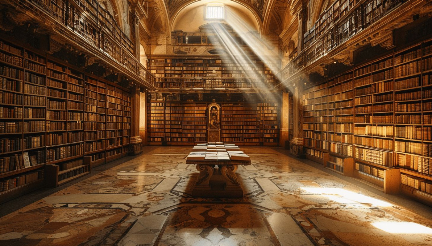Exploration de la bibliothèque vaticane, une merveille d'histoire et de savoir