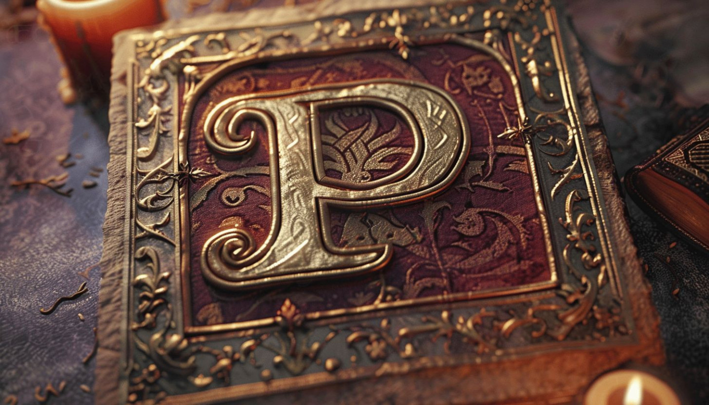 Exploration de l'art de l'enluminure sur la lettre P